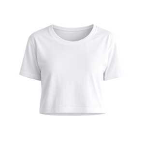 custom color cropped t-shirt