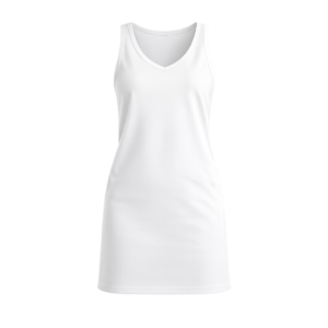 custom color v-neck dress
