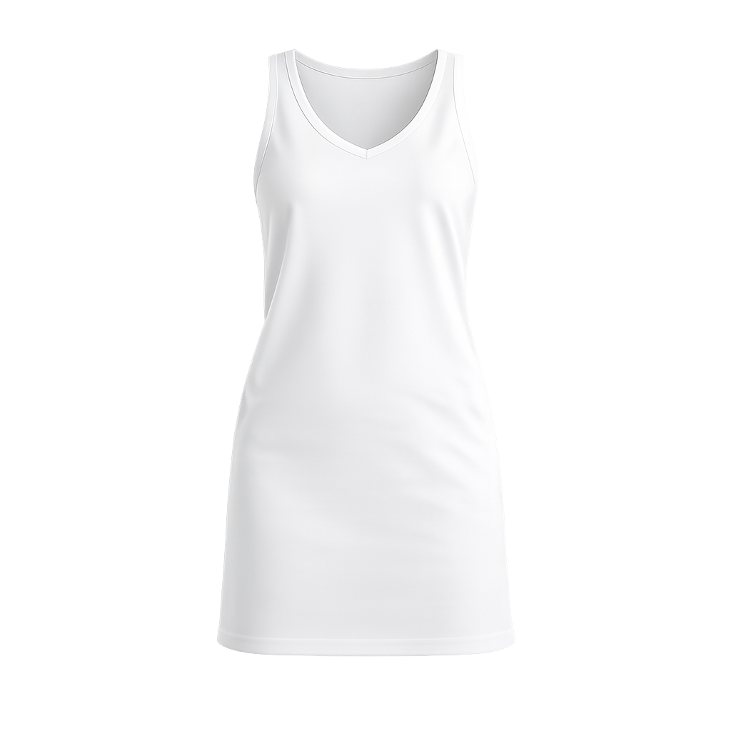 custom color v-neck dress