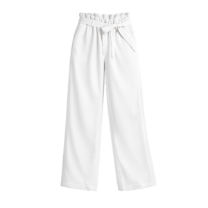 Custom Color Wide Leg Paper Bag Pants