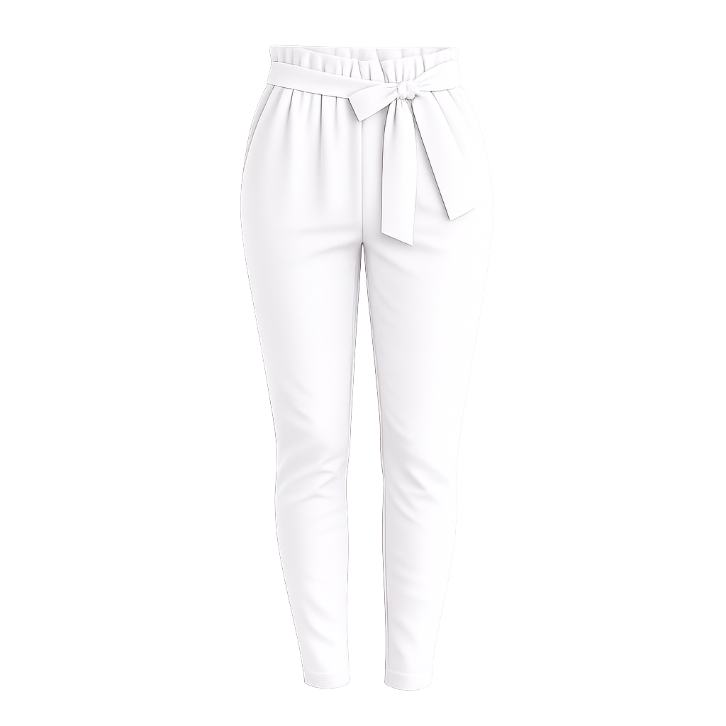 Tailored Paperbag Pants